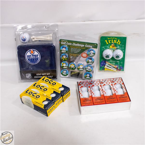 NEW GOLF ITEMS GOLF BALLS (X12 BIG SHOT),