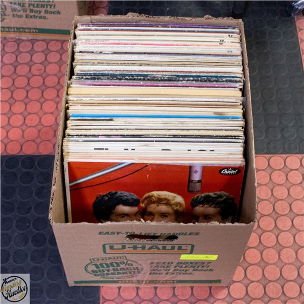 APPROXIMATELY 70 LP'S - MIX OF JAZZ, ROCK & FOLK