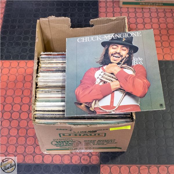 APPROXIMATELY 70 LP'S - MIX OF JAZZ, ROCK & FOLK