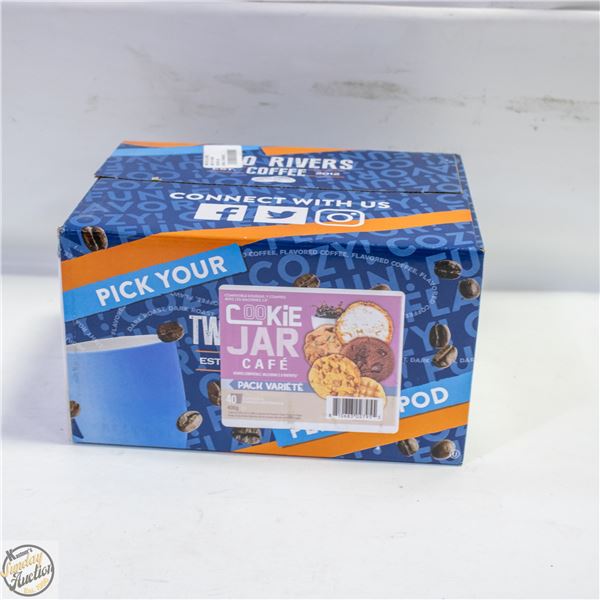 2 RIVERS KEURIG STYLE PODS COOKIE JAR VARIETY PK