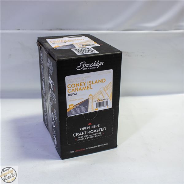 KEURIG STYLE PODS CONEY ISLAND CARAMEL 40 PER CASE