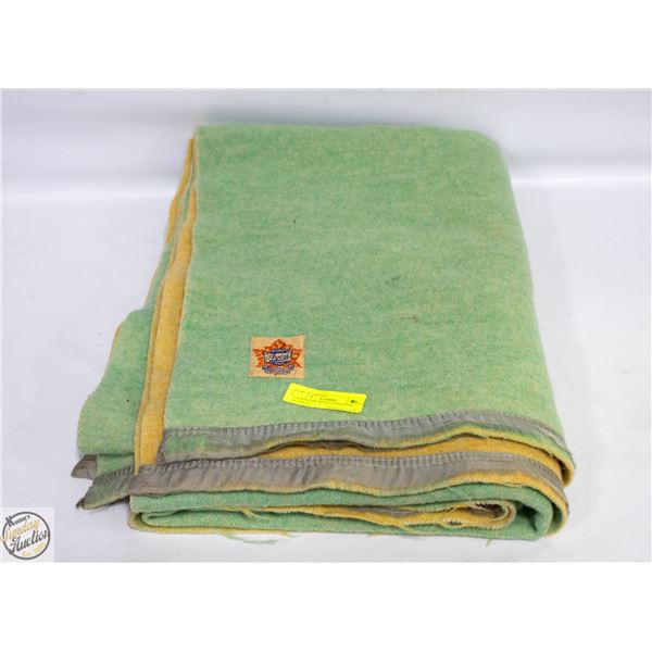 AYERS PURE WOOL CANADIAN BLANKET