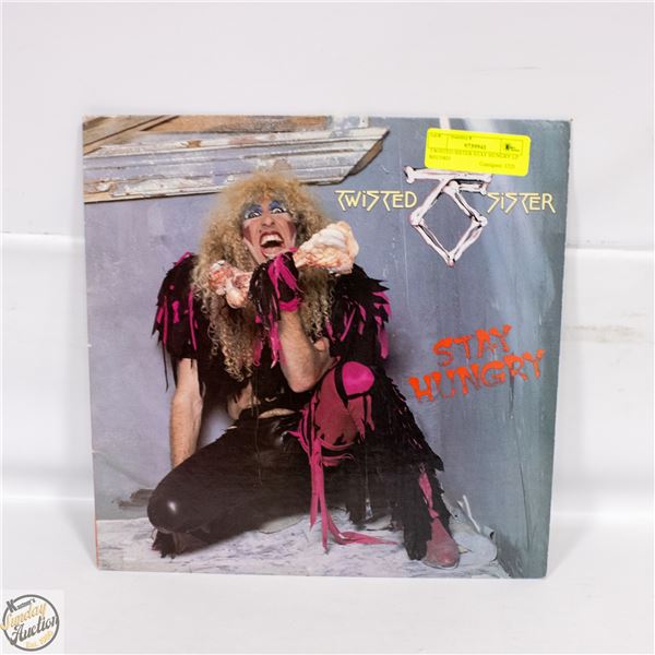 TWISTED SISTER STAY HUNGRY LP RECORD