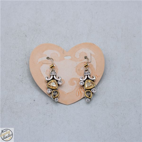 BRIGHTON JEWELED DANGLED EARRINGS
