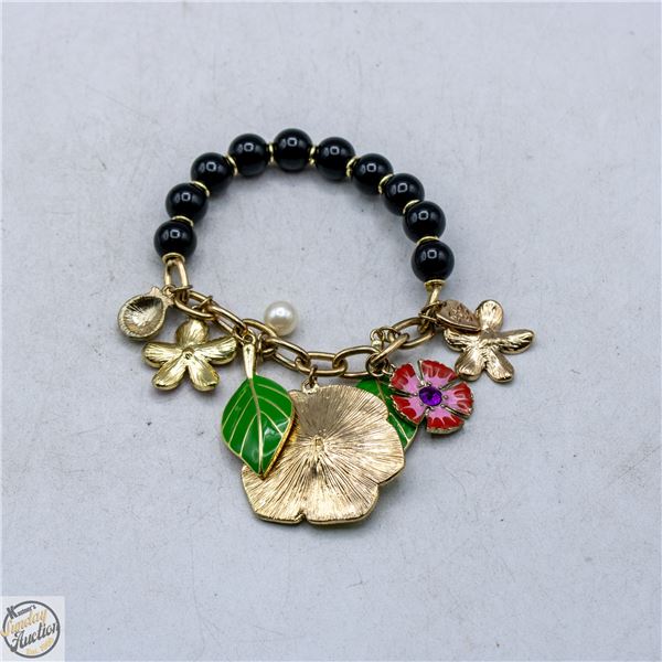VINTAGE BETSEY JOHNSON CHARM BRACELET