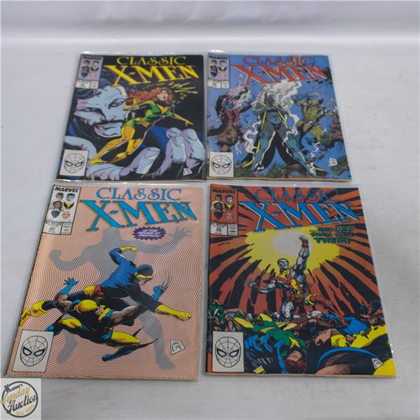 4 VINTAGE CLASSIC XMEN COMICS #31/32/33/34
