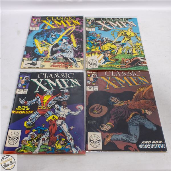 4 VINTAGE CLASSIC XMEN COMICS #23/24/25/26