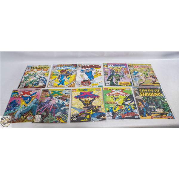 LOT OF 10 VINTAGE MARVELS COMICS