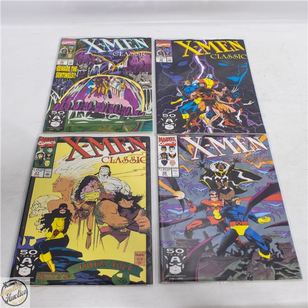 4 VINTAGE CLASSIC XMEN COMICS #55/56/57/58