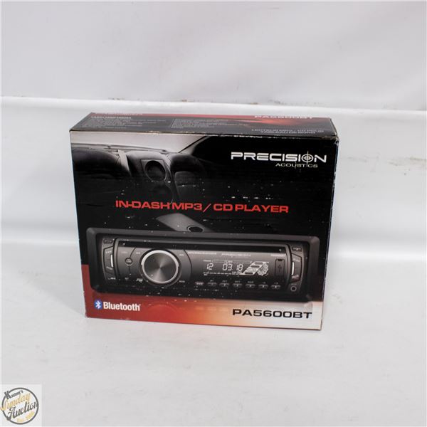 NEW PRECISION ACOUSTICS IN DASH MP3 CD PLAYER-
