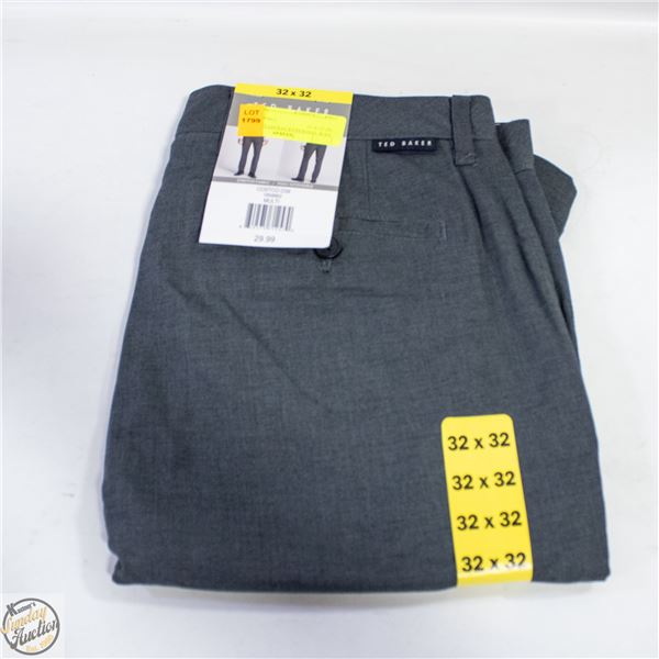 NEW TED BAKER STRAIT LINE PANT SZ 32 X 32