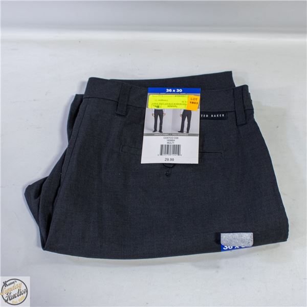 NEW TED BAKER STRAIT LINE PANT SZ 36 X 30