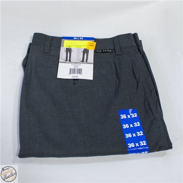 NEW TED BAKER STRAIT LINE PANT SZ 36 X 32