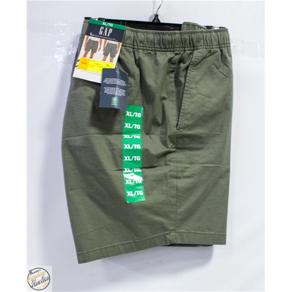 NEW GAP MAN'S O-GREEN PULL-ON SHORT SIZE XL