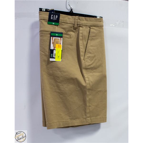 NEW GAP MEN'S BROWN CASUAL SHORT SIZE 38