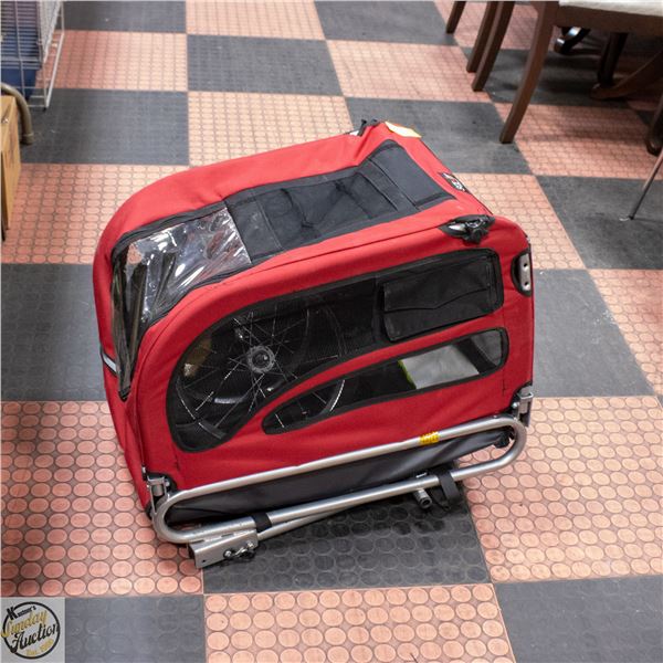 PET BIKE TRAILER (SOLVIT) RED