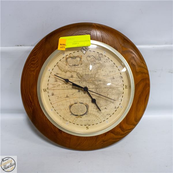WORLD MAP CLOCK