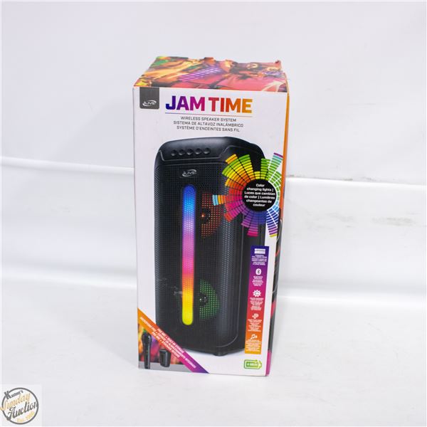 NEW ILIVE JAM TIME WIRELESS SPEAKER SYSTEM W/