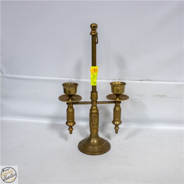 CANDLE HOLDER WITH GLASS SCONCES