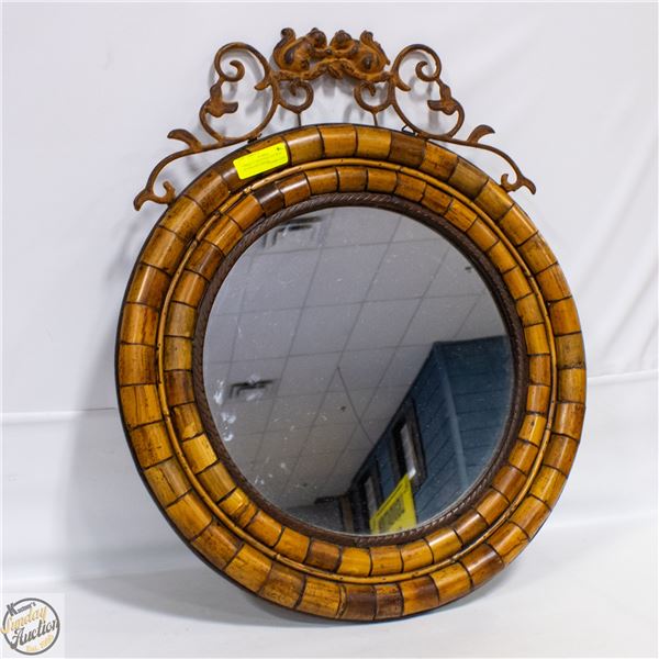 VIRGINIA CRAFTERS CAST IRON WOODLAND MIRROR