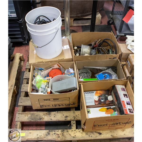 ESTATE PALLET- HARDWARE ASSORTED