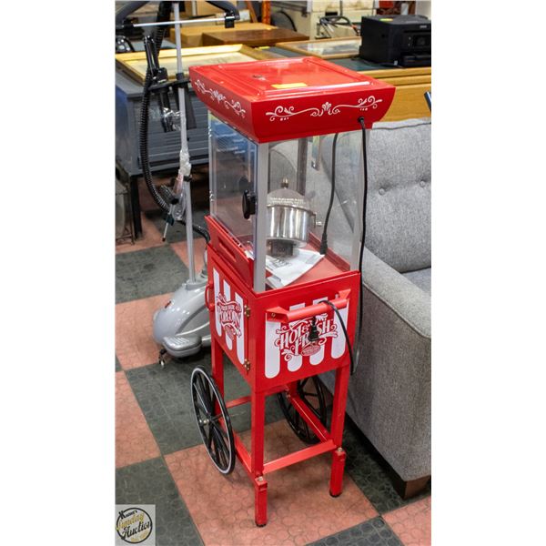 NOSTALGIA FREE-STANDING POPCORN MACHINE H-46.5"