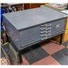 Image 1 : GRAY METAL BLUEPRINT / PLANS SHELVING UNIT