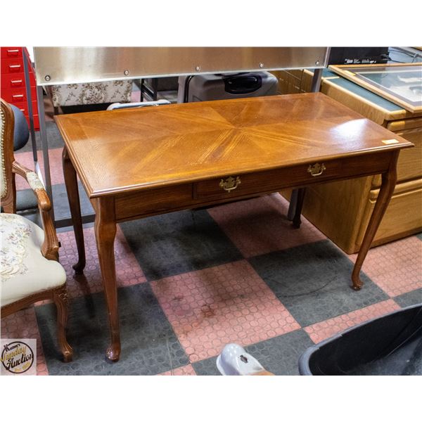 VINTAGE OAK SOFA/HALL TABLE- 48 X 28 X 24