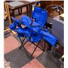 Image 1 : LOT OF 2 CANVAS FOLDING CAMP CHAIRS