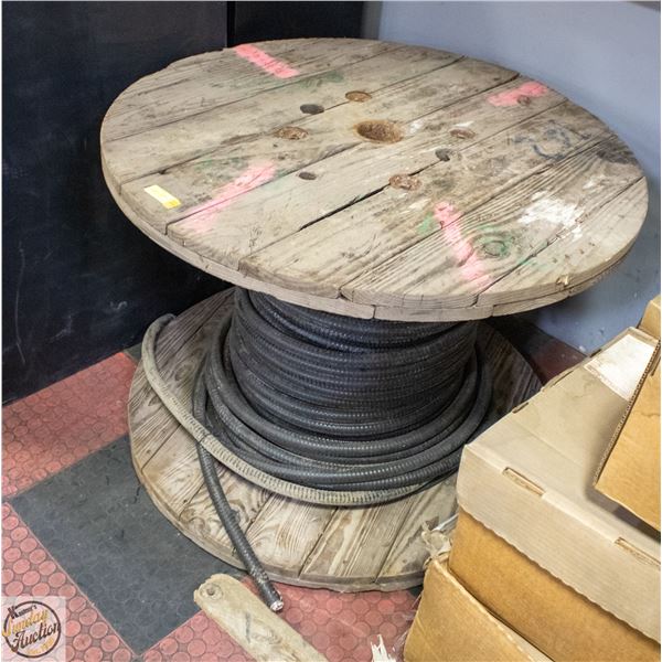 COMMERCIAL SPOOL OF H/D ALUMINUM CABLE