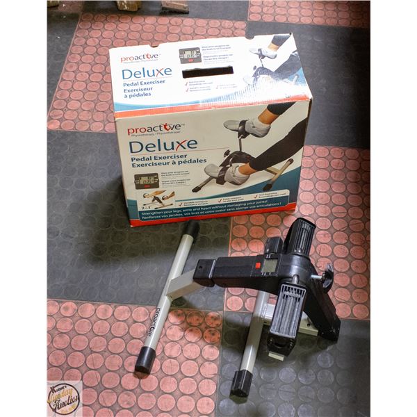 DELUXE LCD SCREEN PEDAL EXERCISER W/ BOX