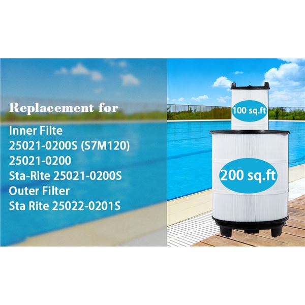 NEW PALLET WITH 6 HANXER REPLACEMENT POOL FILTER
