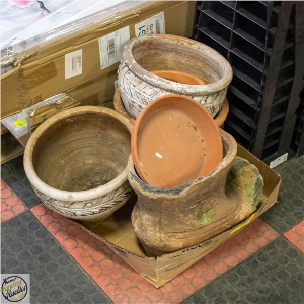 ESTATE PALLET- PLANTERS/POTS ASSORTED