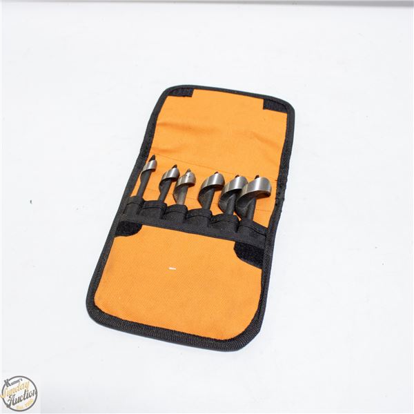 RIDGID 6 PC AUGER WOOD DRILL BIT SET