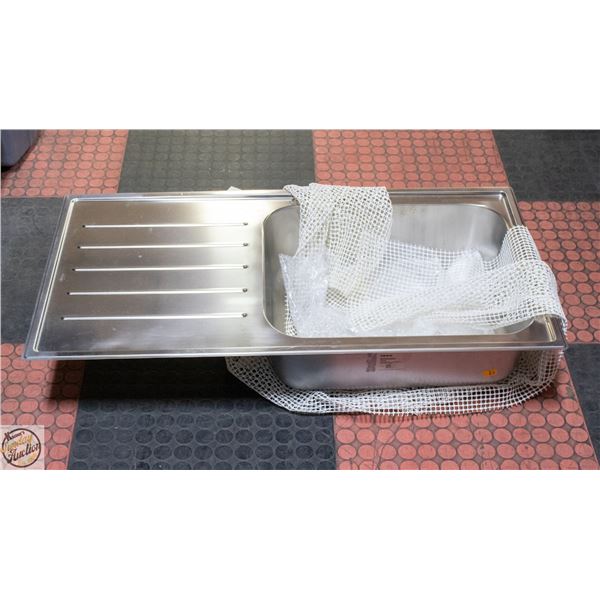 SINK (IKEA) STAINLESS WITH DRAINBOARD