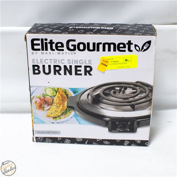 NEW ELITE GOURMET BURNER