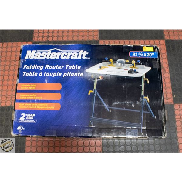 FOLDING ROUTER TABLE - NEW IN BOX