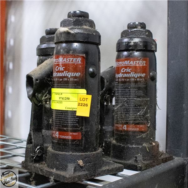 3 BOTTLE JACKS
