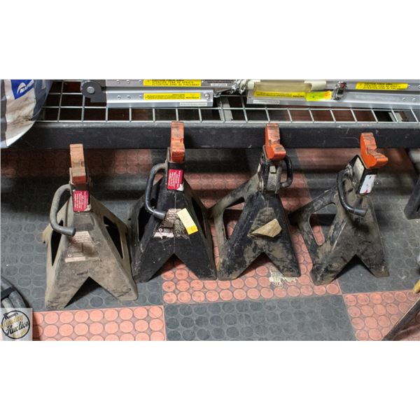 LOT OF FOUR 6-TON FLOOR JACKS
