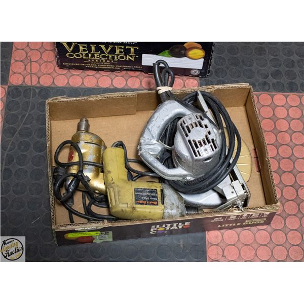 LOT OF CORDED POWER TOOLS