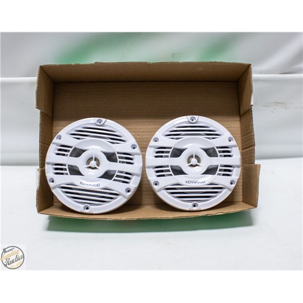 KENWOOD KFC-1653MRW 6.5” COAX MARINE SPEAKERS