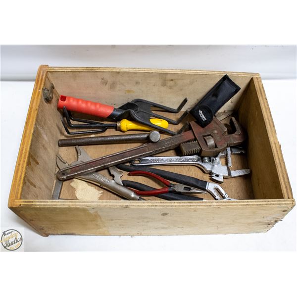 TRAY TOOLS PUMP PLIERS VISE GRIPS ETC
