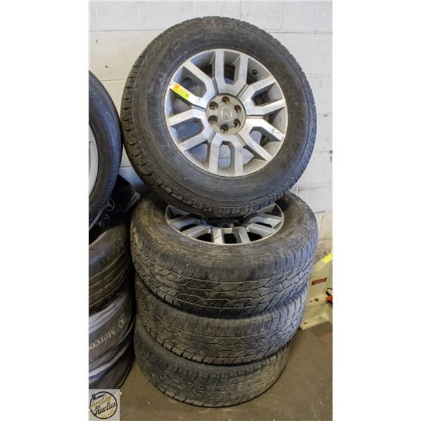 NISSAN18 INCH 6 BOLT PATTERN ALUMINUM RIMS