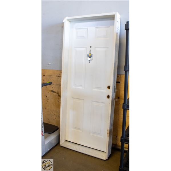 EXTERIOUR 32" X 80" DOOR WITH FRAME