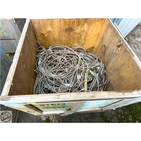 CRATE OF CABLES