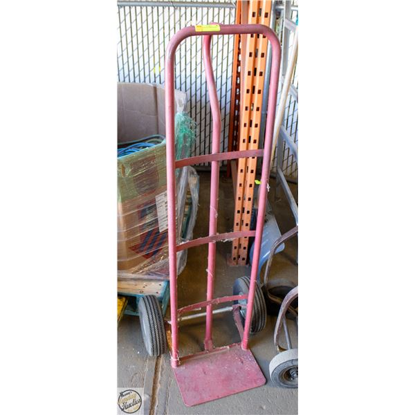 RED RUBBER WHEEL DOLLY