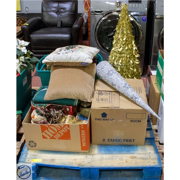 ESTATE PALLET LOT OF HOLIDAY/CHRISTMAS