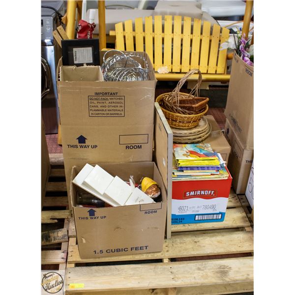 ESTATE PALLET LOT HOUSEHOLD ITEMS ASSORTED