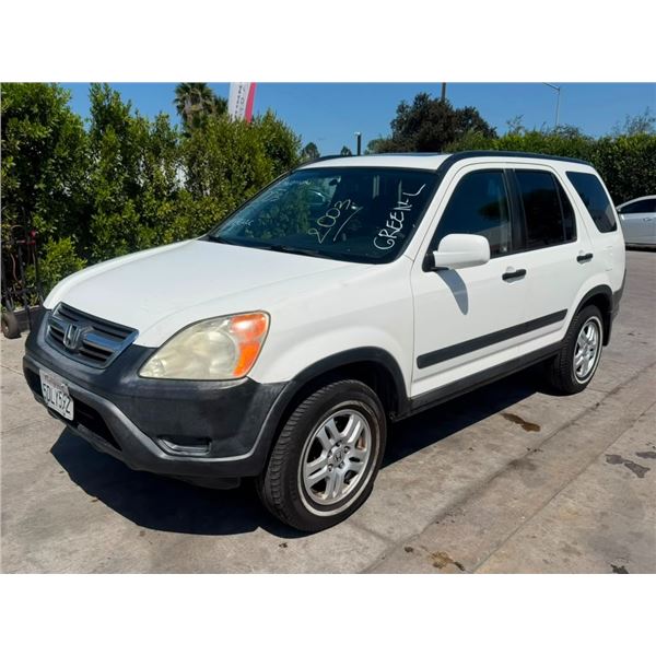 HOND CR-V 2003 O/S TITLE 2 DAYS
