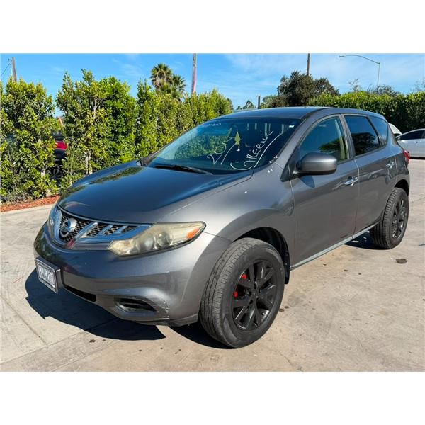 NISS MURANO 2014 JUNK-RECEIPT-DON